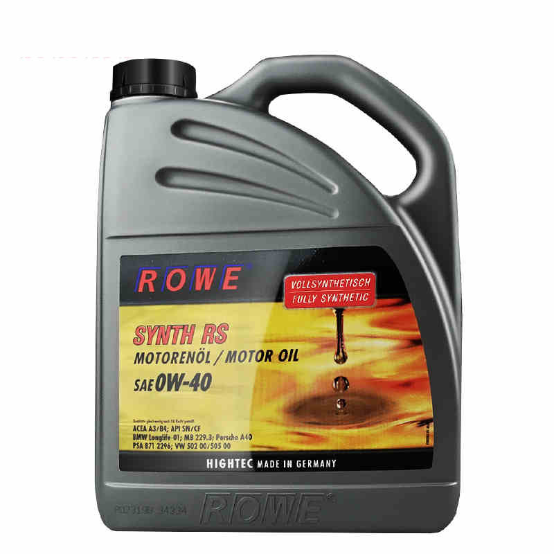 供应销售德国ROWE诺为机油SN0W-40全合成机油奔驰宝马原厂认证进口机油4L