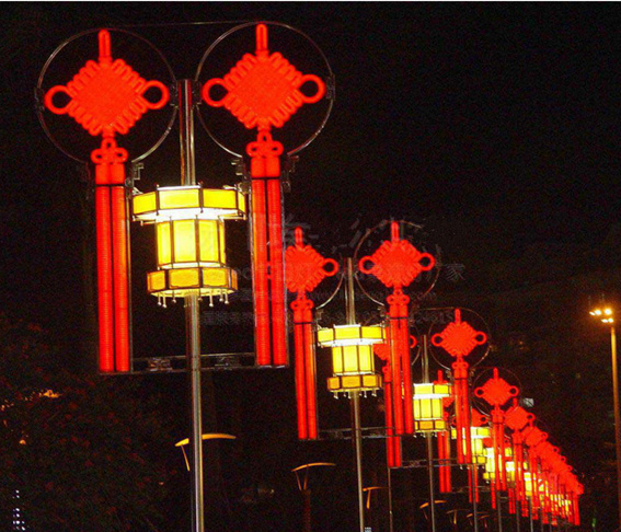 哈密LED横街灯、过街灯、灯光长廊、节日亮化造型装饰