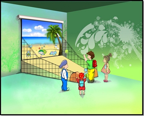 儿童乐园、拯救海龟