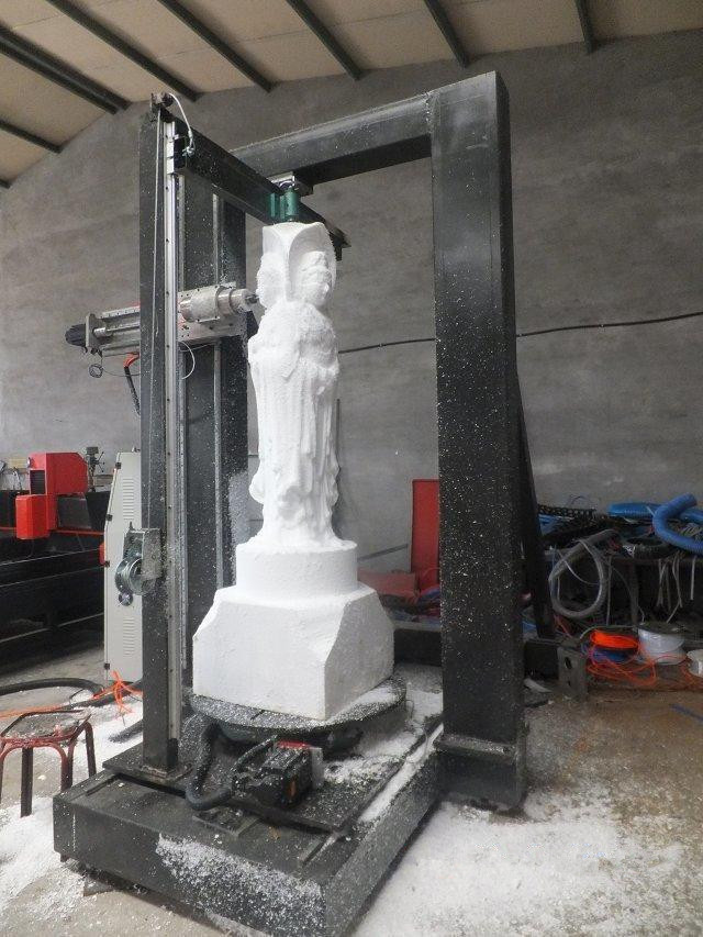 供应厂家直销石材雕刻机大型立体石材雕刻机 立体佛像雕刻机