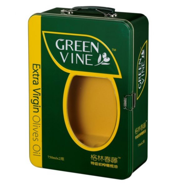 橄榄油礼品铁盒 核桃油礼品套盒 紫苏籽油铁制底盒