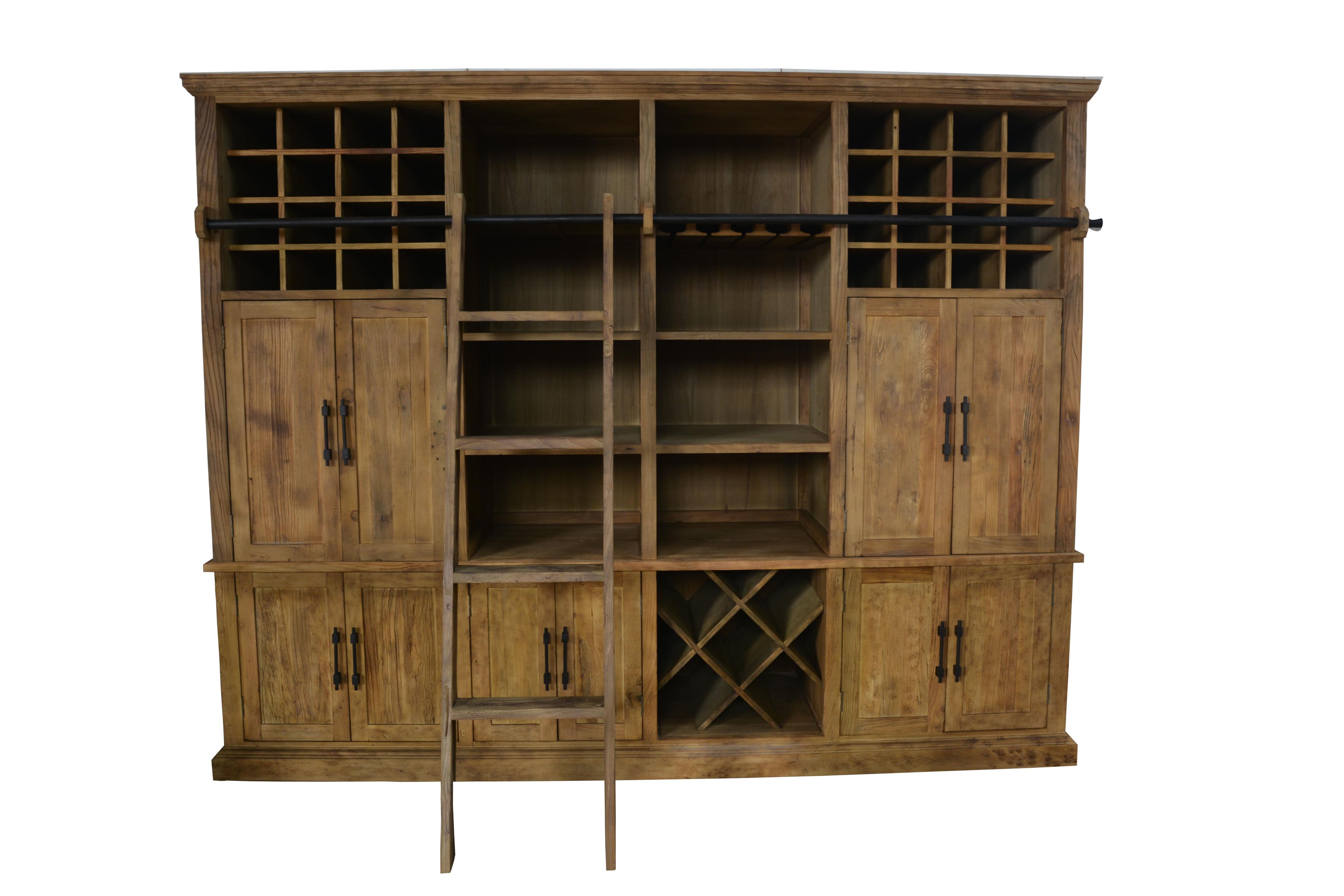 鲁木匠门板家具，老榆木家具，老榆木酒柜，多功能收纳柜！