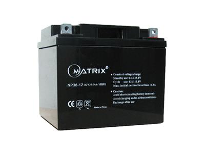 MATRIX 矩阵NP38-12/12V38AH免维护蓄电池质量好价格低