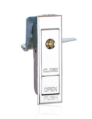 MS703锌合金弹子端面锁,工业机械柜锁,配电柜锁