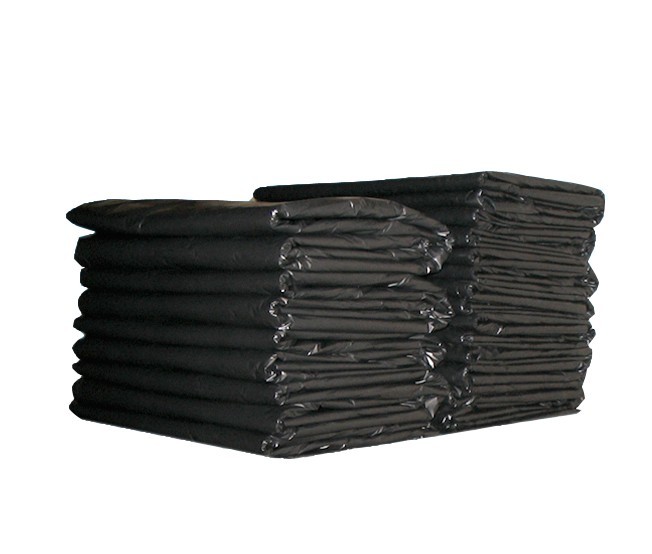 武汉优质环保型黑色垃圾袋 58*70 2丝手提式环保型生活式垃圾袋
