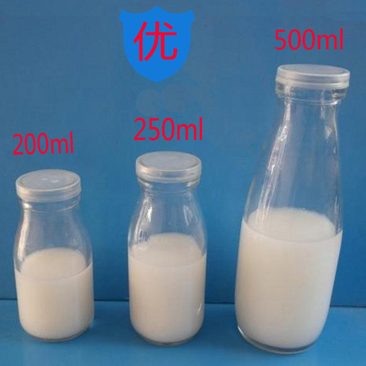 厂家直销耐高温耐使用优质玻璃豆奶瓶行业成员之一