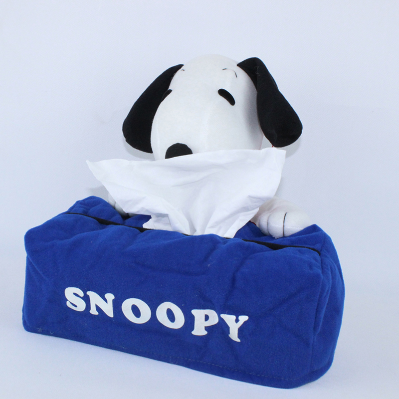 创意家居产品 毛绒玩具娃娃纸巾盒 新款小狗公仔纸巾套 量打从优