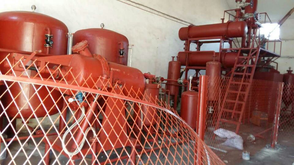 淄博厂家专业生产电加热废油再生再利用炼柴油炼润滑油基础油设备