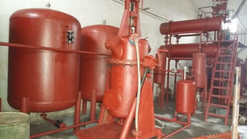 淄博厂家新品连续式电涡流加热废油回收设备废机油再生设备炼柴油设备