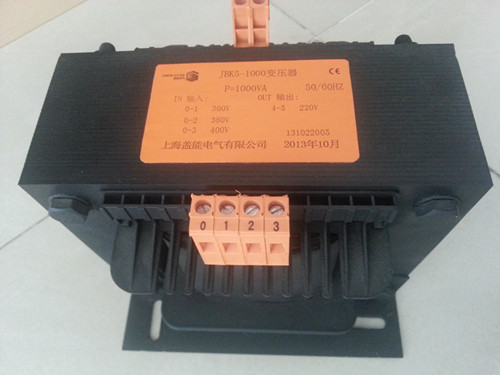 上海盖能电气变压器生产厂家 控制变压器JBK3-100