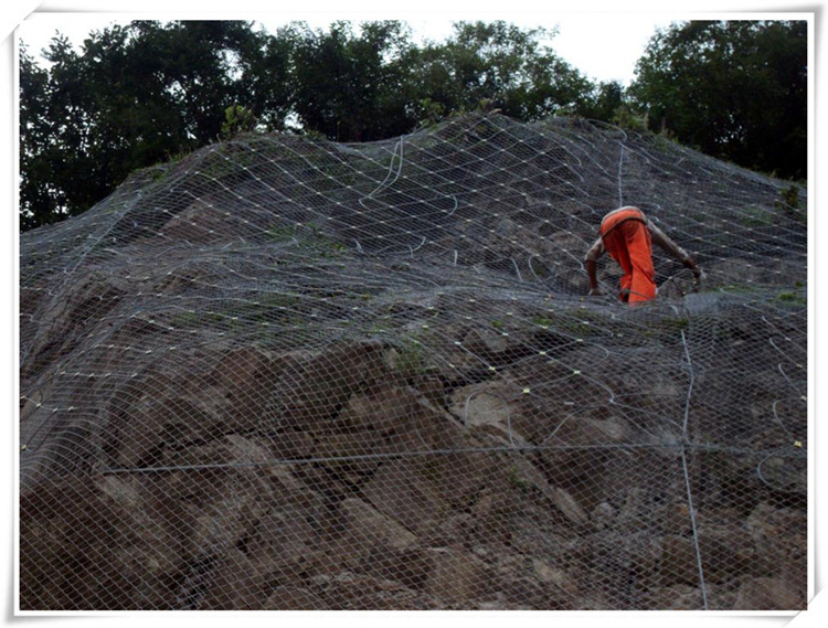 厂家直销建泰丝网用于防止山体滑坡的主动型主动边坡防护网
