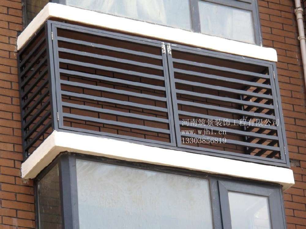 高层空调百叶窗锌钢材质