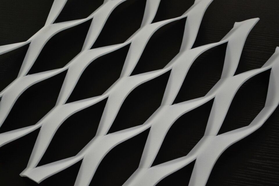 河北亿利达铝板网室内装饰网 喷塑铝板网 菱形孔鱼鳞孔