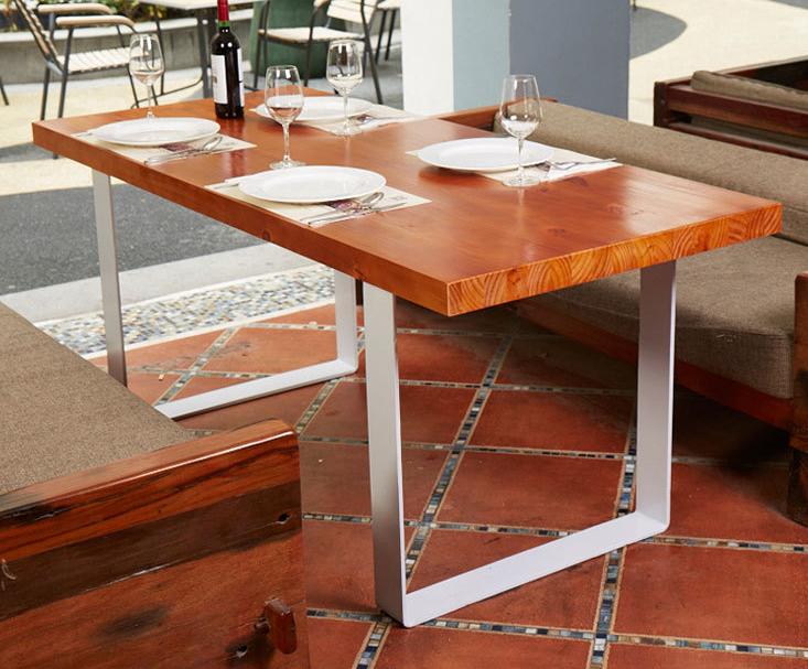 出售欧美复古酒吧咖啡厅桌椅 餐厅实木桌椅 休闲办公桌