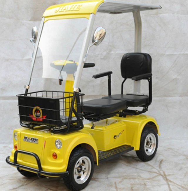 老年代步车 四轮电动代步车 双人代步车 残疾车 可选电子刹车