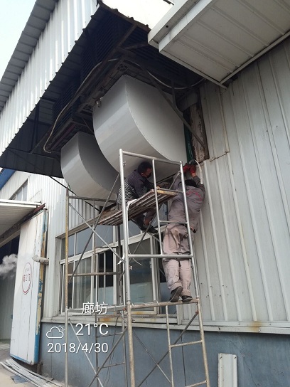 热压型钢厂通风换气除尘装置 机械厂房内部环境治理