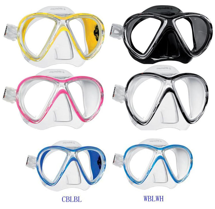 成都惊鲵潜水俱乐部 意大利品牌MARES Mask X-VU LiquidSkin 潜水面镜 成都潜水