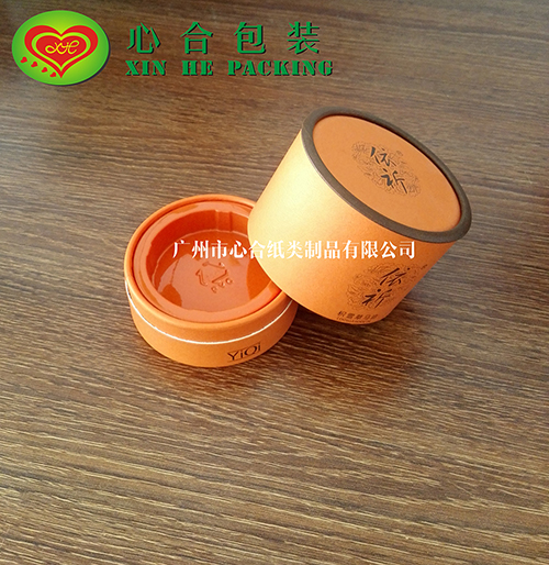 广州白云区纸罐工厂心合制罐出品贴窗化妆品罐