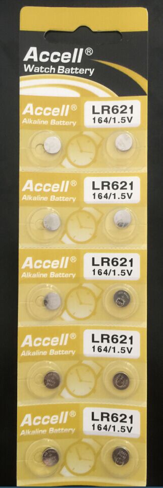 ACCELL:AG1LR621碱性钮扣电池