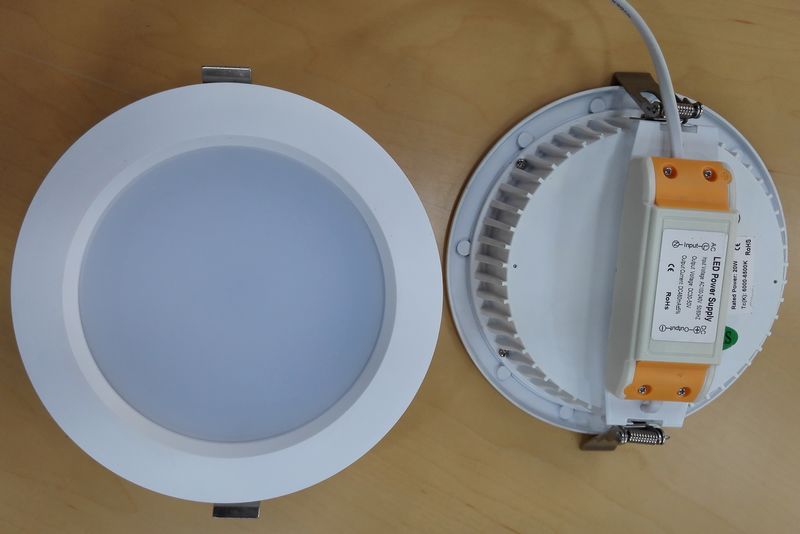 LED-SMD筒灯外壳6寸 压铸铝 ADC-12）工厂