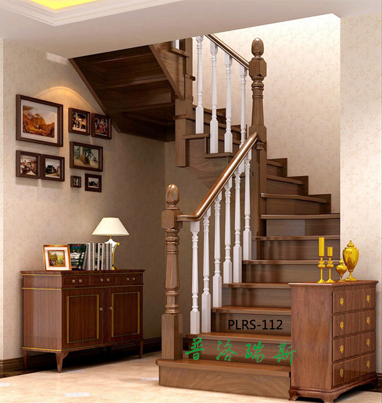 供应广东实木弧形梯|楼梯品牌|楼梯定制|整木家具|*代理