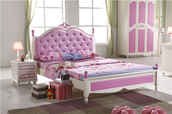 儿童家具套房组合 环保儿童卧室家具8301# 儿童实木家具厂家直销