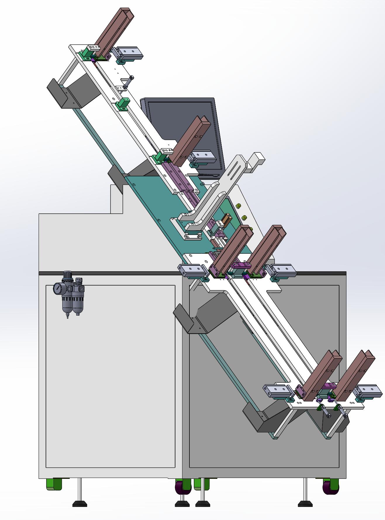 厦门半自动气动测试架电木制作 气动测试工装夹具治具