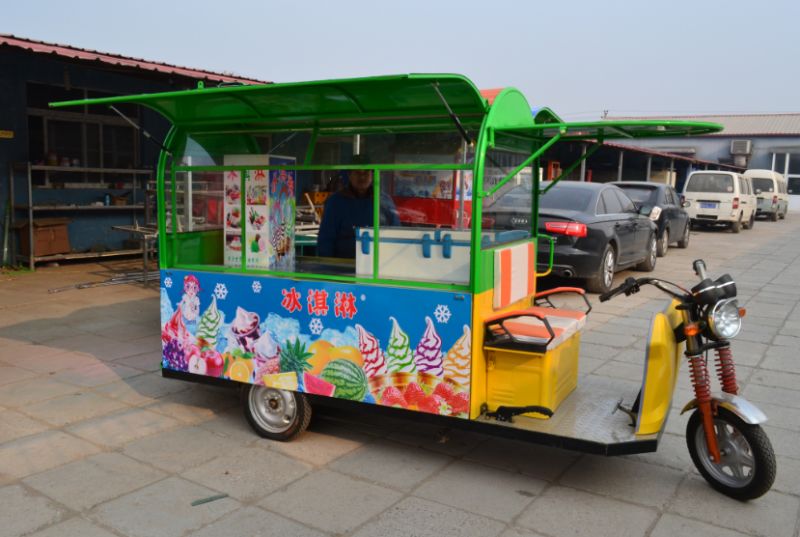 冰淇淋车厂家排行榜 无电百变冰淇淋车 济南冰淇淋成型机卖