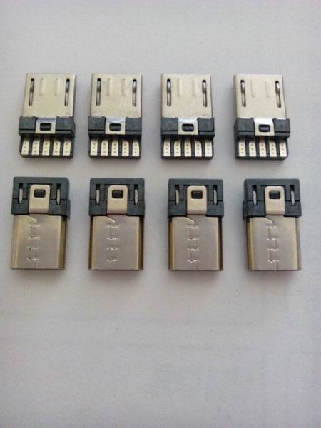 迈克micro 短体USB单排10.5-11.5长手机插头
