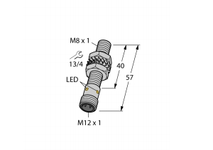 电感式传感器 BI1,5-EG08-AP6X-H1341