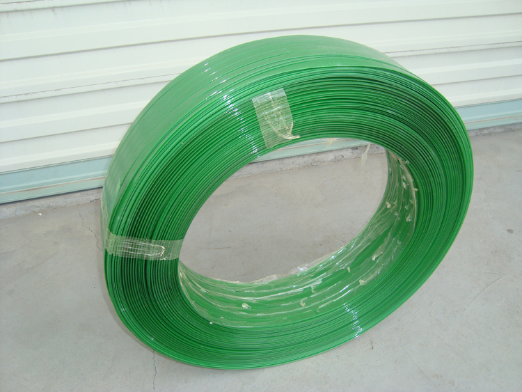 西安1608绿色PET塑钢打包带捆扎包装带无纸芯20KG净重