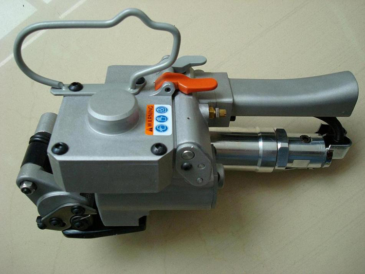 西安AQD-19手持式PET塑钢带PP带气动免扣热熔打包机捆扎机