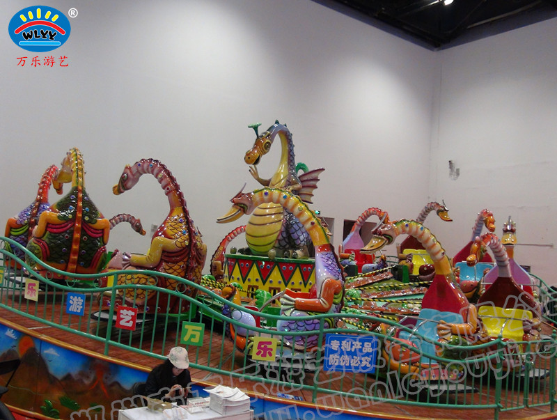 郑州万乐厂家供应旋转恐龙|侏罗纪乐园|恐龙乐园新型户外儿童游乐设施设备