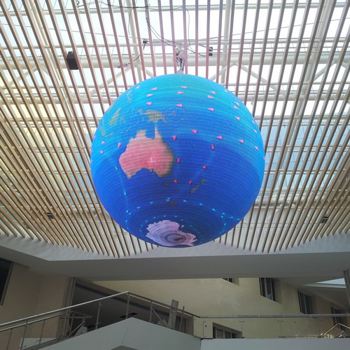 LED显示屏球形屏，国内一能制作球形屏厂家沈阳康硕展