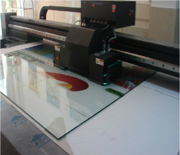深圳玻璃3D打印 透明磨砂玻璃UV喷绘高清打印加工