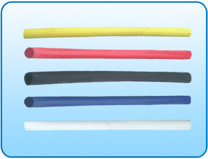 提供内胶外纤 玻璃纤维管 自熄管 阻燃耐高温套管 硅树脂玻纤管