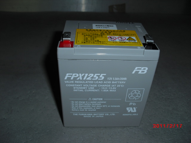 FB古河蓄电池FML1255，12v5.5ah电源