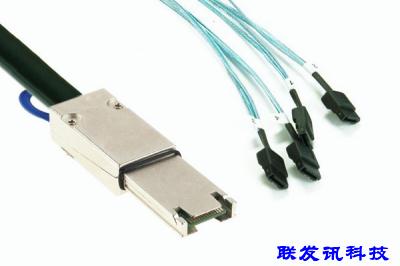 MiniSAS 26P SFF-8088 to 4 SATA7P Cable