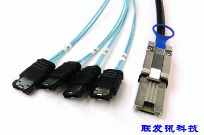 MiniSAS 26P SFF-8088 to 4 ESATA Cable