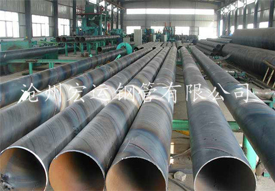 河北省沧州市螺旋管生产厂家SY/T5040-2000桩用螺旋焊缝钢管现货