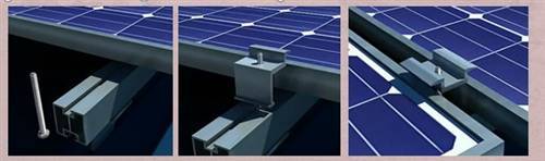 电池板光伏压块|太阳能电池板铝合金压块组件