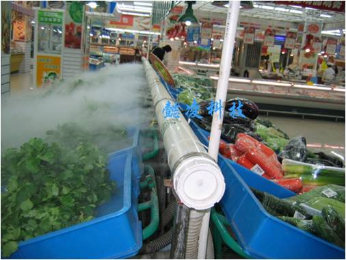 懿凌供应山东超市蔬果保鲜喷雾型加湿器