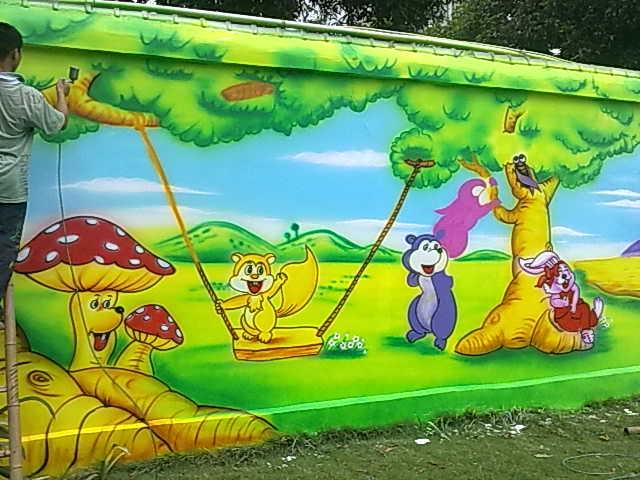 宝鸡汉中天水幼儿园手绘墙体彩绘文化墙陇南平凉庆阳艺术涂鸦墙
