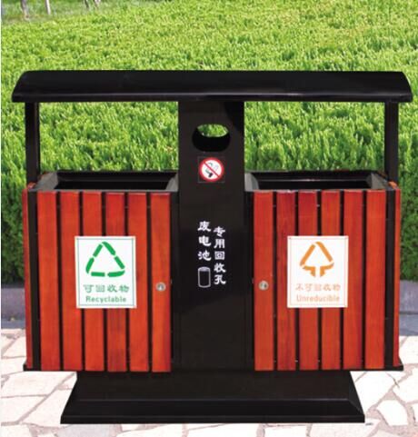专业供应哈尔滨户外环保分类垃圾桶