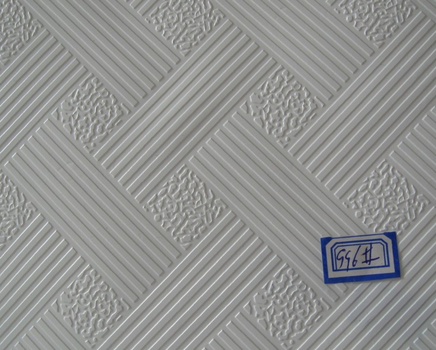 工程PVC贴面石膏板厂家 PVC石膏贴面板 抗静电