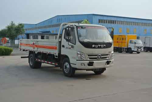 甘南藏族自治州福田易燃气体车2018厂家价格标准