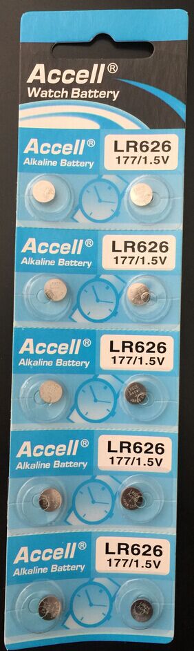 ACCELL:AG4LR626碱性钮扣电池