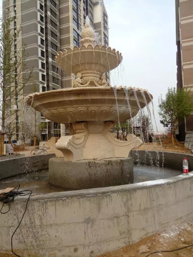 大型喷泉雕塑 广州砂岩大型喷泉厂家现货批发