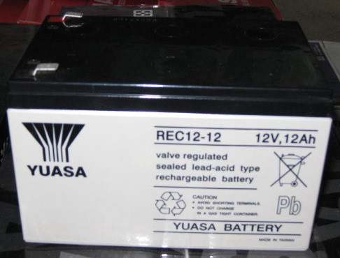 全新YUASA汤浅REC12-12 12V12AH应急电源 REC12-12I蓄电池免邮
