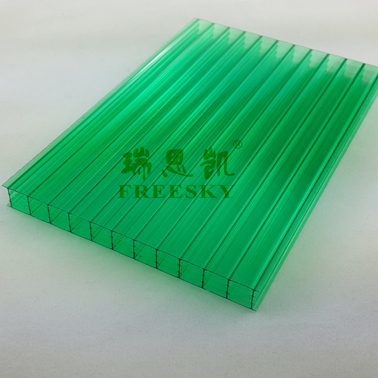 广东生产厂家 双层PC阳光板 采光屋面塑料建材 4 6 8 10 12mm厚